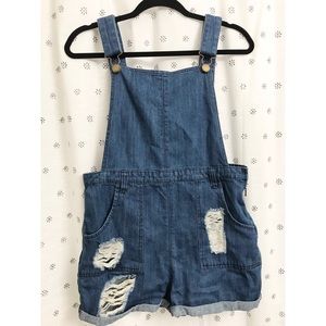 Tinsel Town - Medium - Blue Denim Overalls